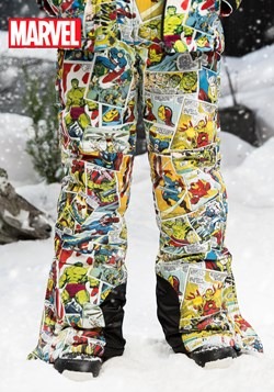 Marvel Comic Snow Pants (Adult & Kid sizes)