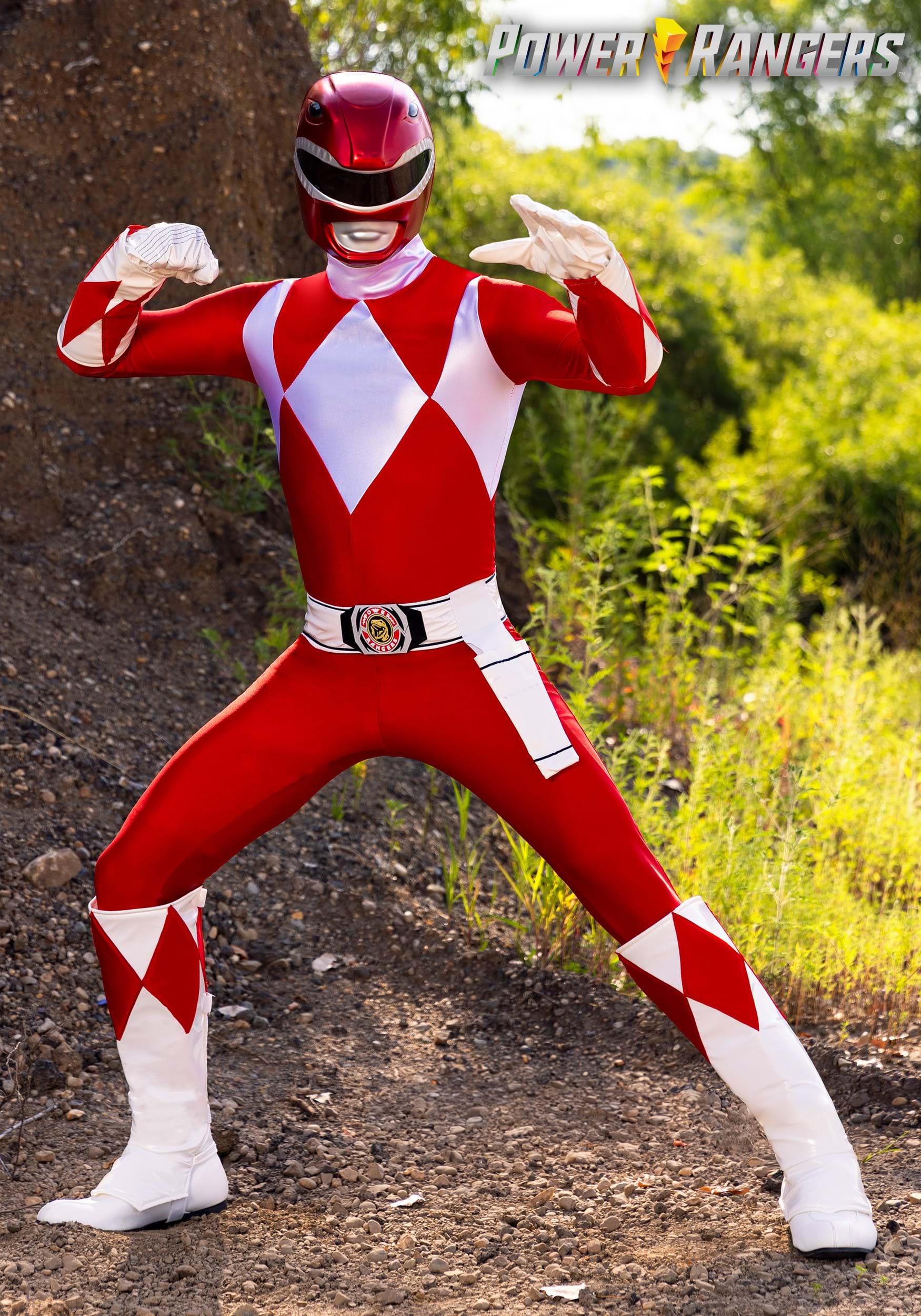 Adult Power Rangers Authentic Red Ranger Costume