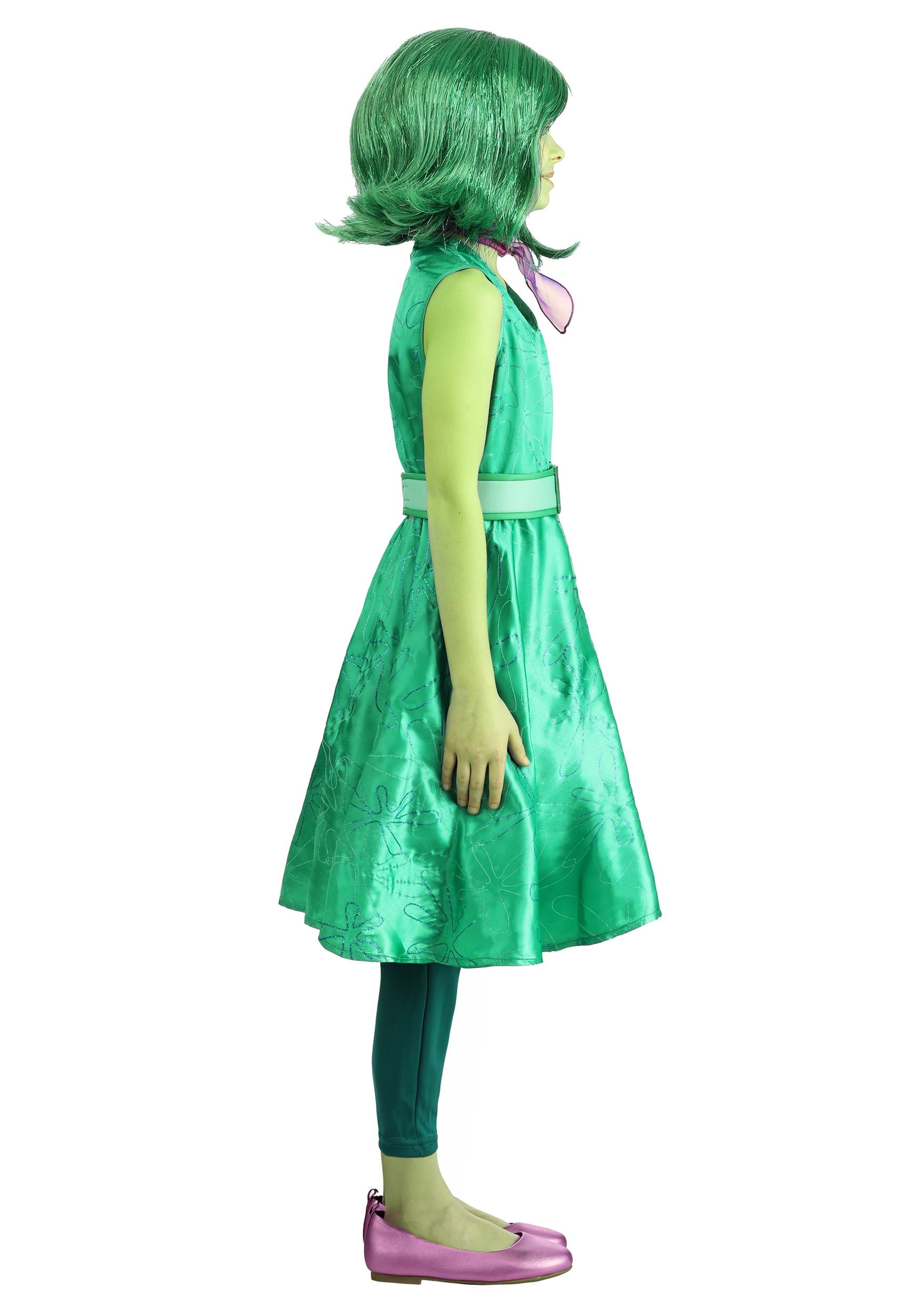 Disney And Pixar Inside Out Disgust Costume For Girls Disney Costumes