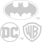 Batman, DC Comics, an Warner Bros. logos