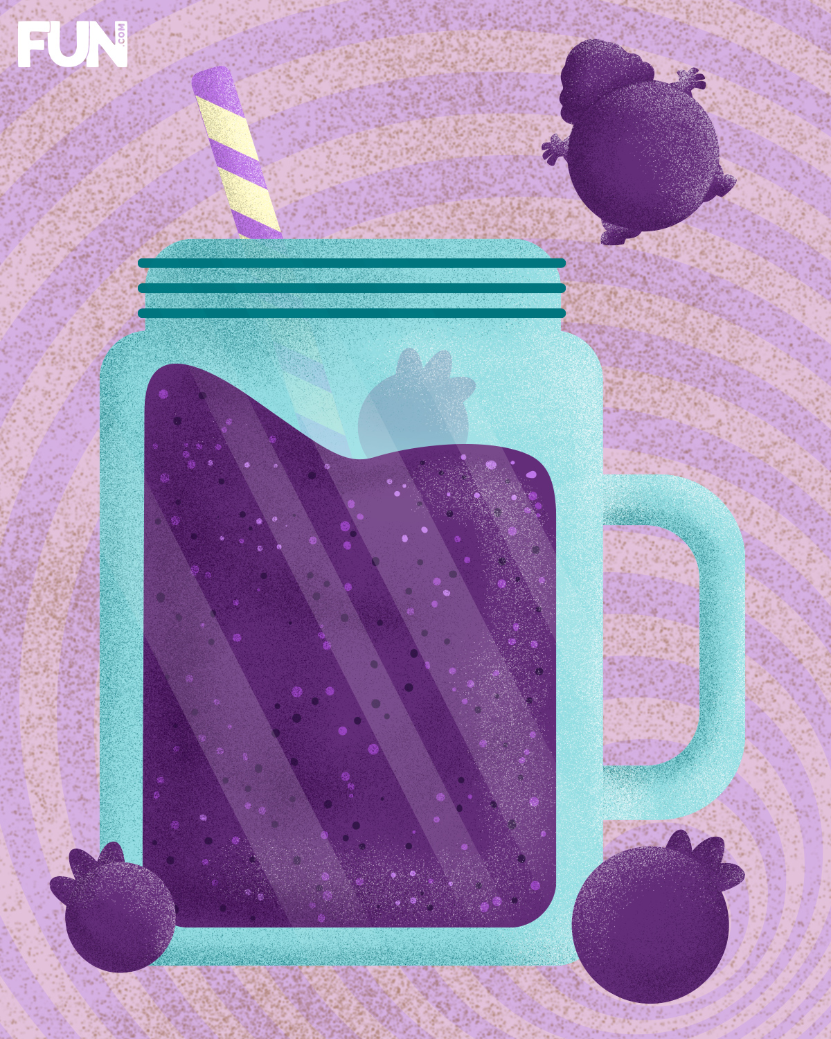 Violet's Blueberry Smoothie