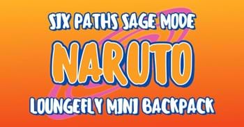 Naruto Six Paths Sage Mode Loungefly Mini Backpack