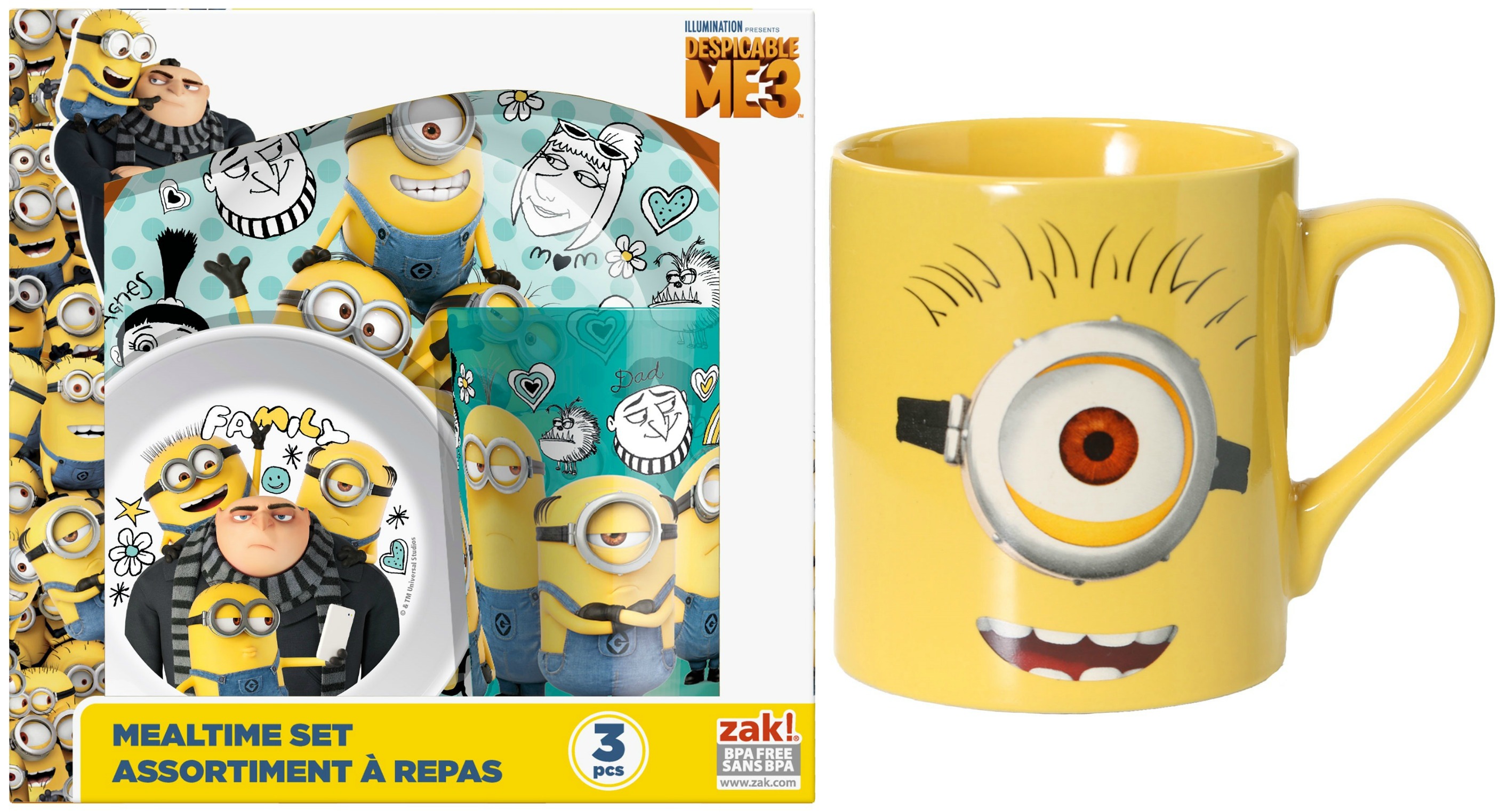 dishes for a minion themed birthday party