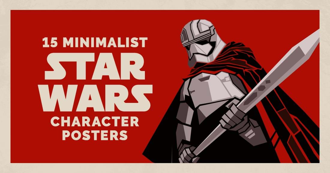 15 Minimalist Star Wars Character Posters [Printables] - FUN.com Blog