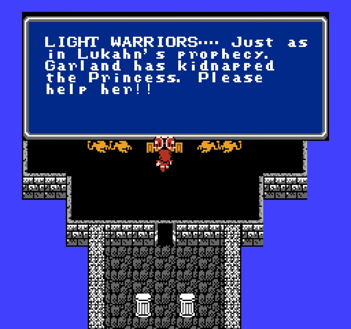 The Light Warriors (represented by Fighter) in Final Fantasy