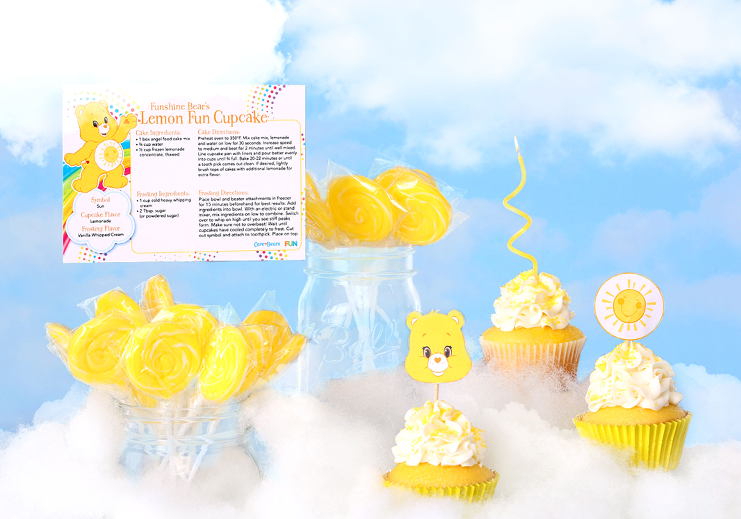 Funshine Bear recipe card