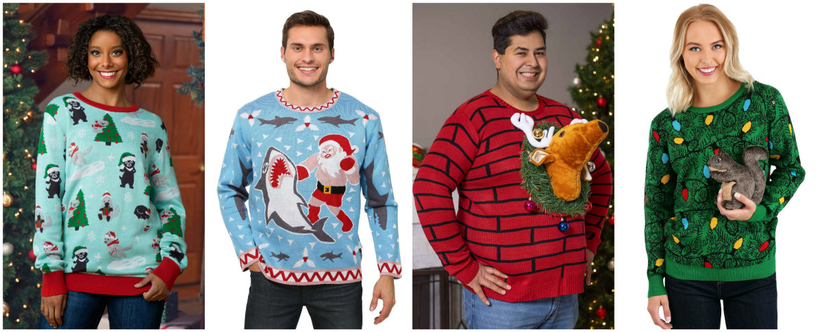 Ugly Holiday Sweaters for When You re Feeling a Little Extra Gift Guide FUN Blog