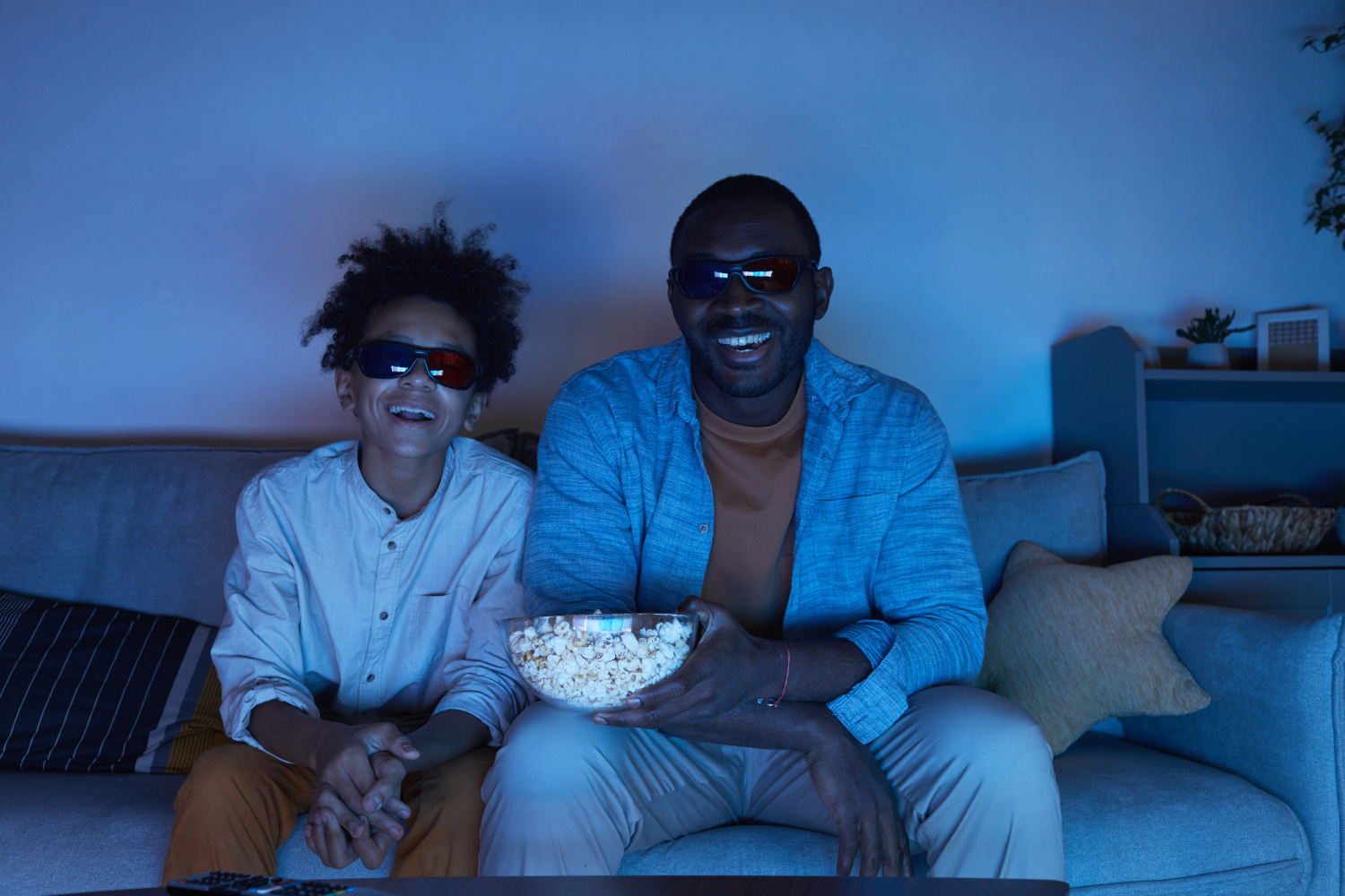 Father and Son Movie Night