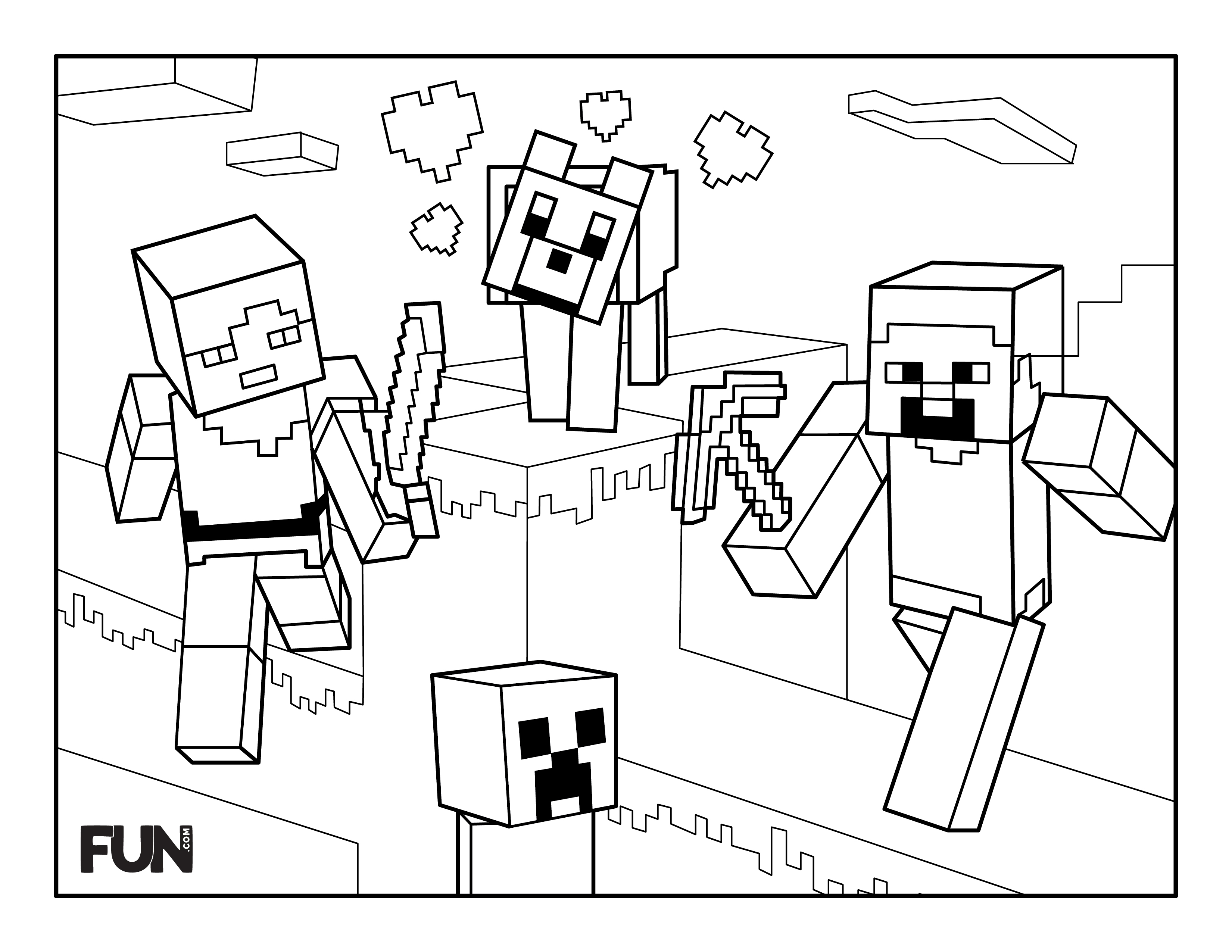 free video game coloring pages for a pixel-perfect day [printables