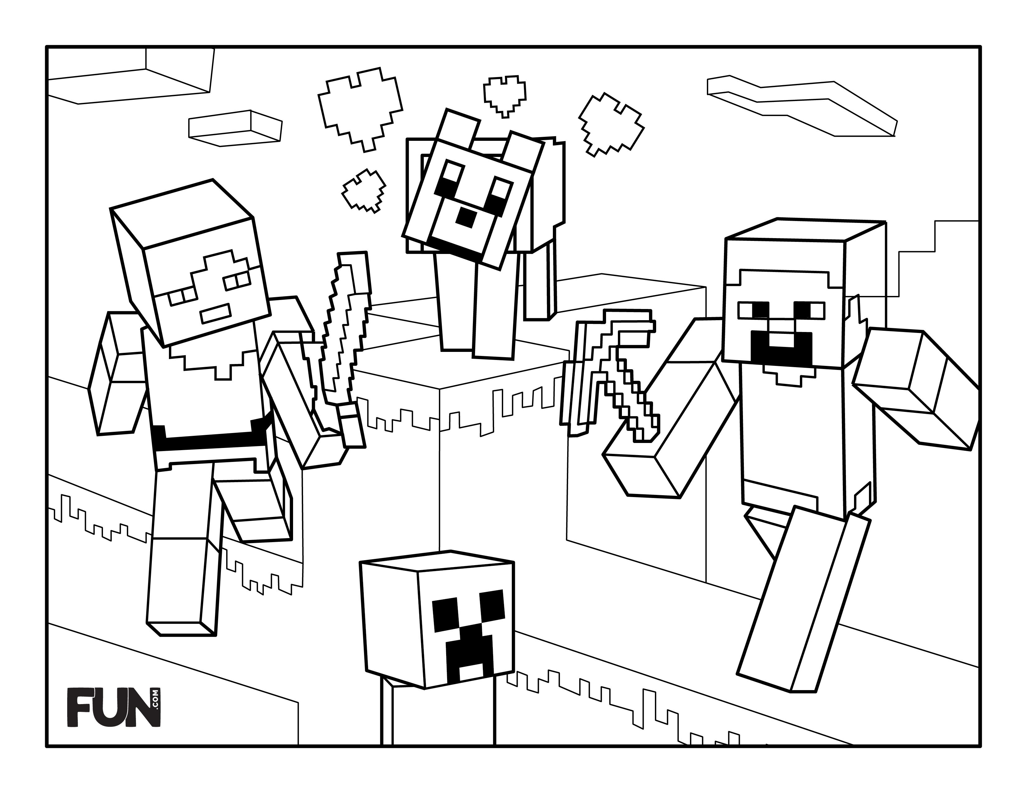 Minecraft Coloring Pages Printable for Free Download