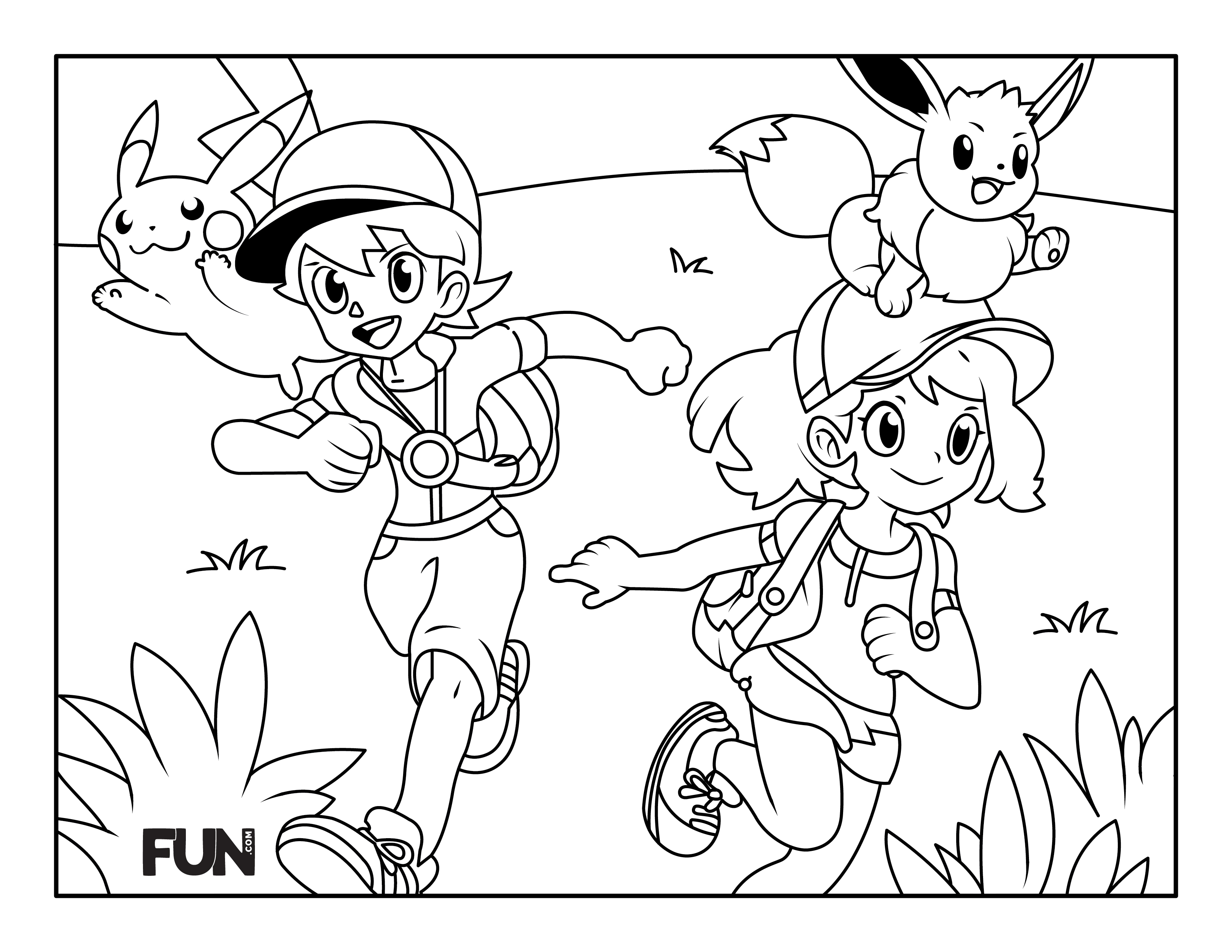 Pokémon coloring page