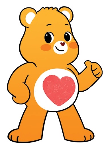 Yellow Care Bear Badge Reelsunshine Badge Reelsunshine Bearcute