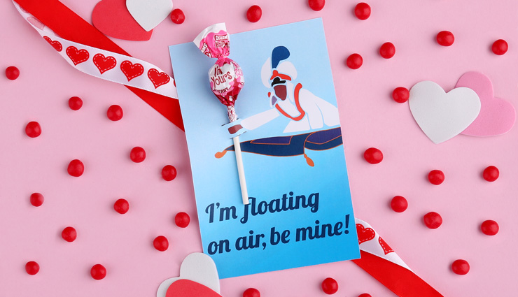 Aladdin Valentine's Day Card