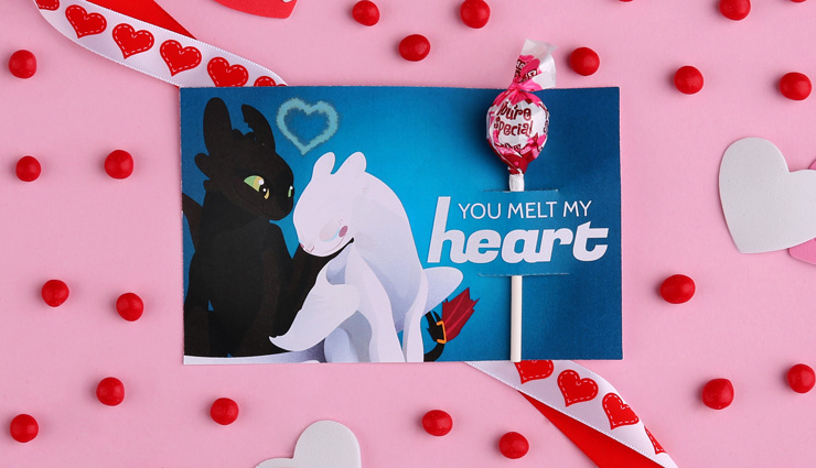 How to Train Your Dragon Valentine's Day Card