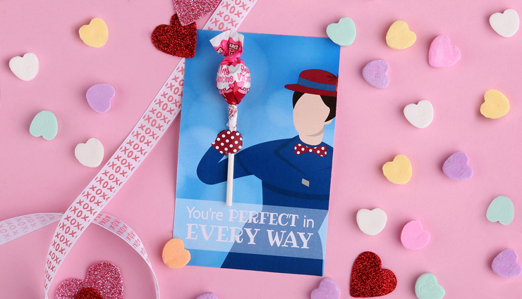 Mary Poppins Valentine's Day Card