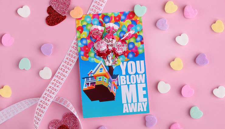 Up Valentine's Day Printable Card