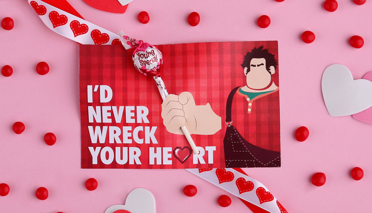 Wreck-It Ralph Valentine's Day Card