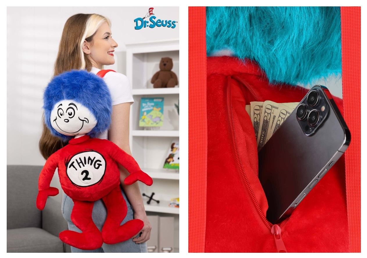 Thing 1&2 Plush Backpack