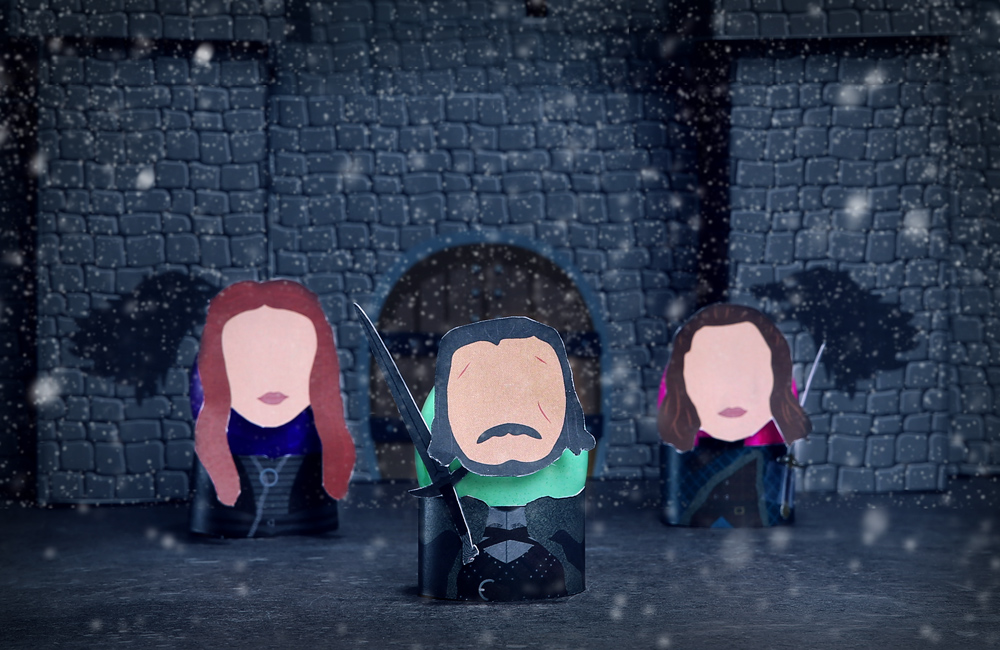 The Starks as Easter Eggs