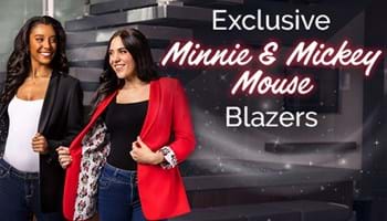 Exclusive Mickey and Minnie Mouse Blazers