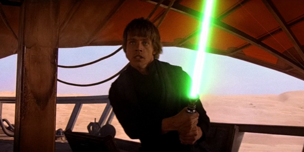 Luke Skywalker’s Green Lightsaber