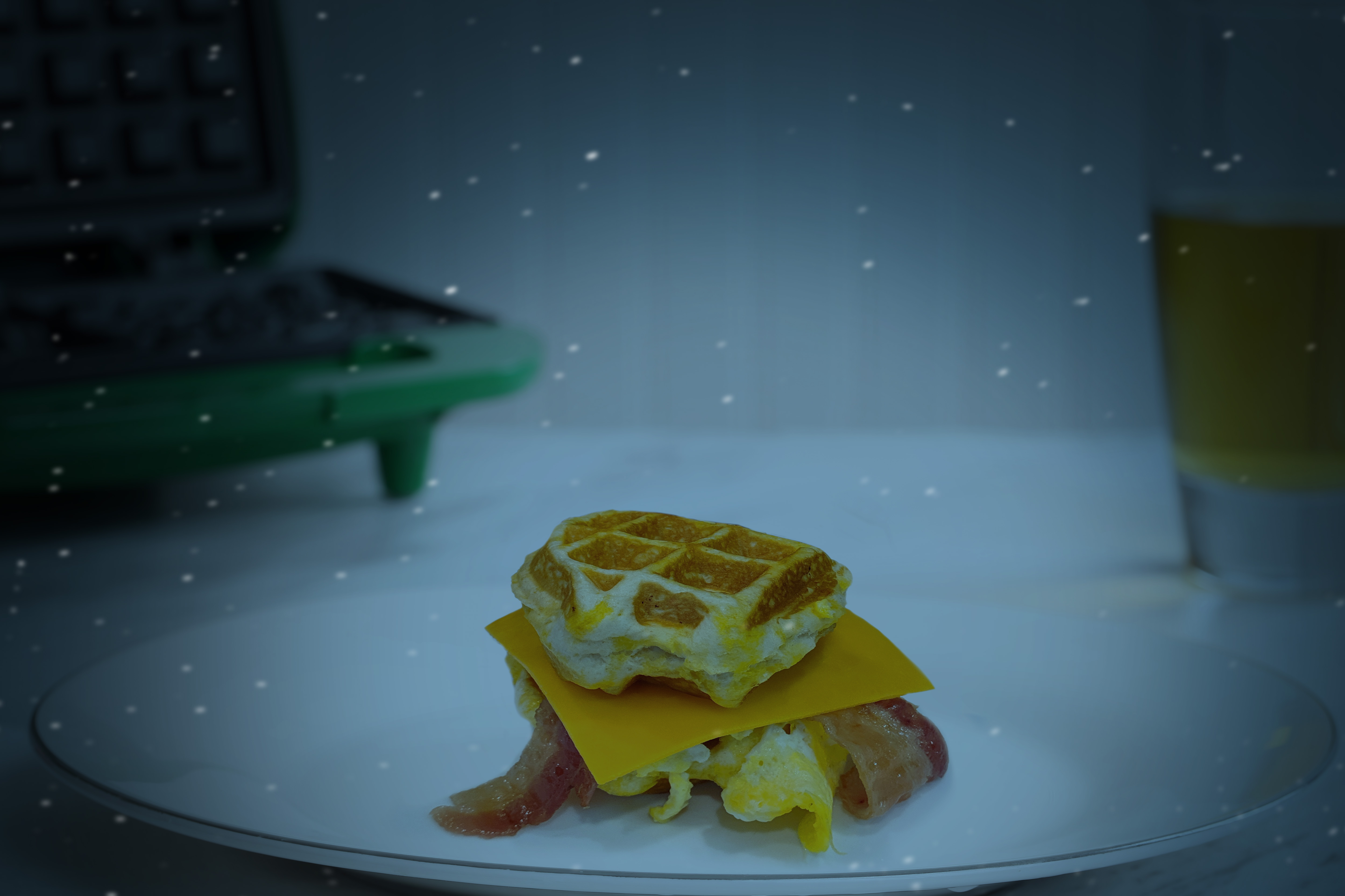 Breakfast Sandwich Waffle