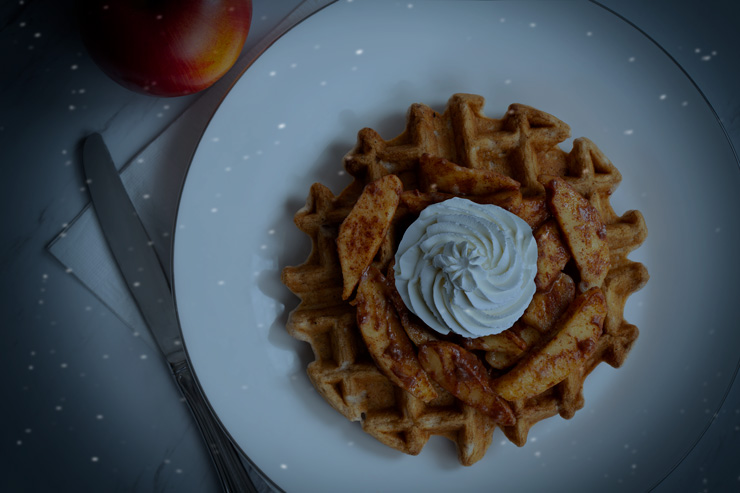 Cinnamon Apple Pie Waffle