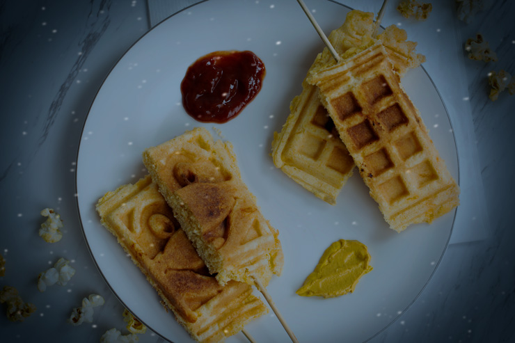 Corn Dog Waffle