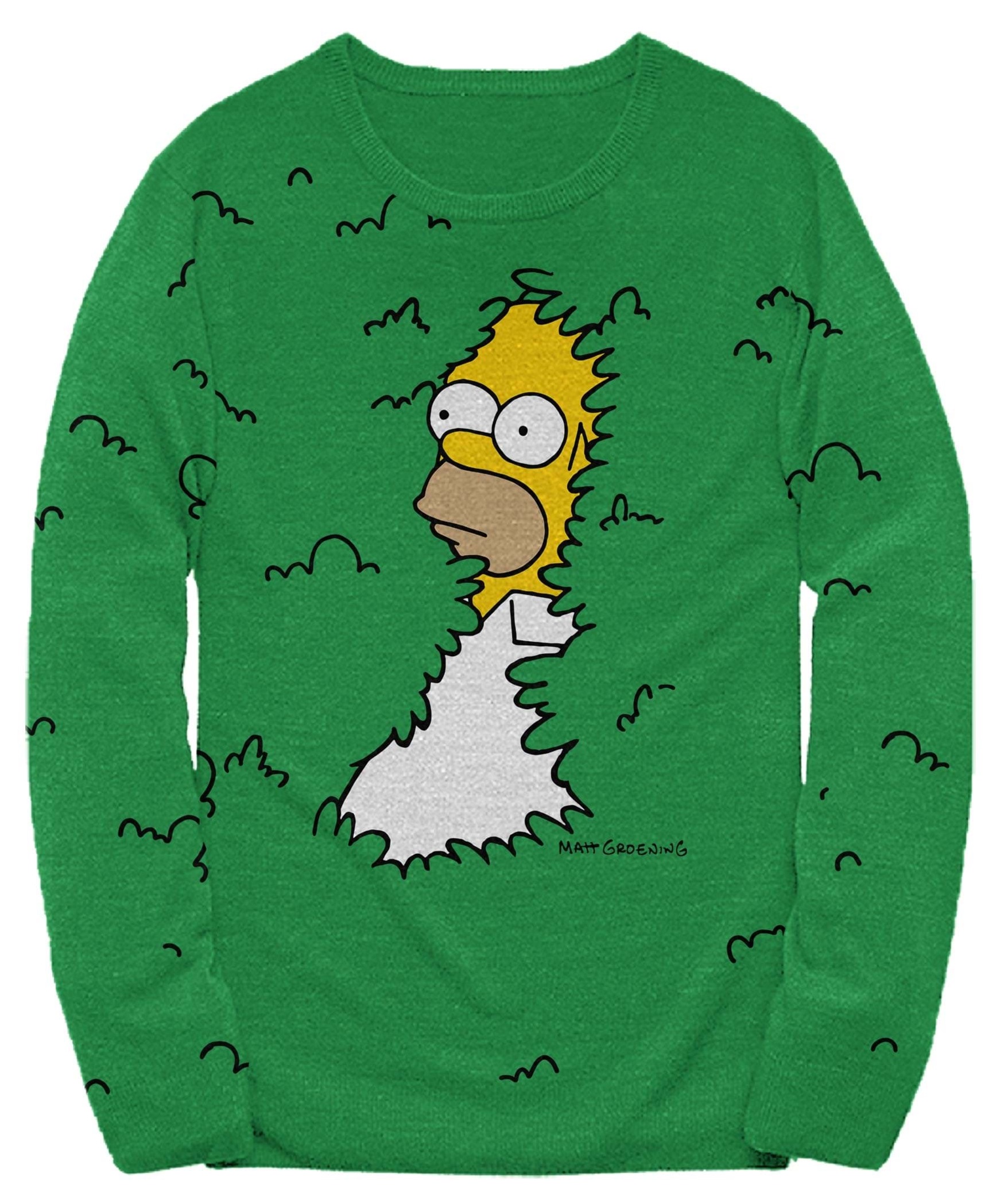 Homer Simpson Backs Into the Bushes Sweater