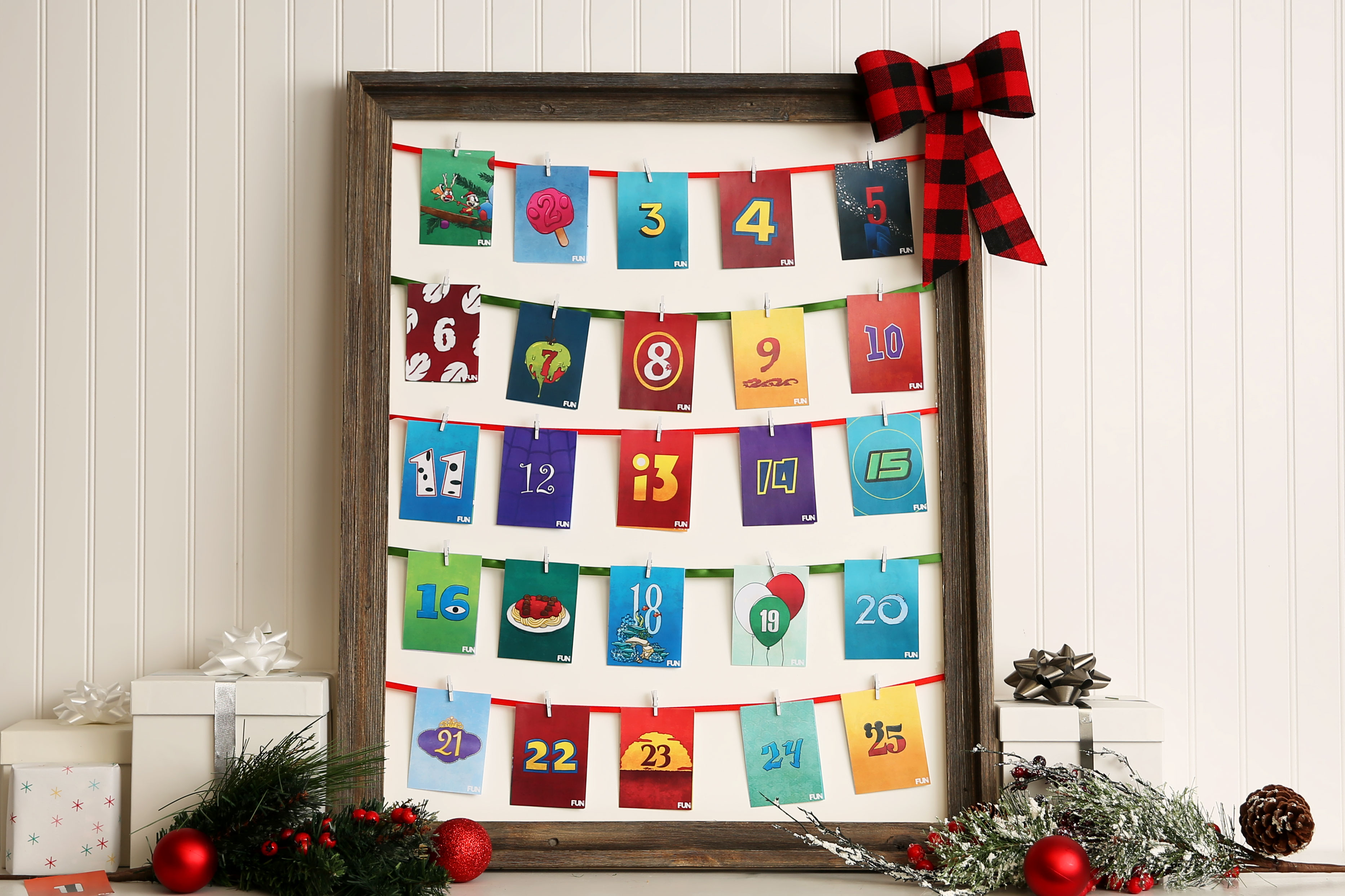 Create Your Own Disney Advent Calendar With This Printable Diy Fun Com Blog