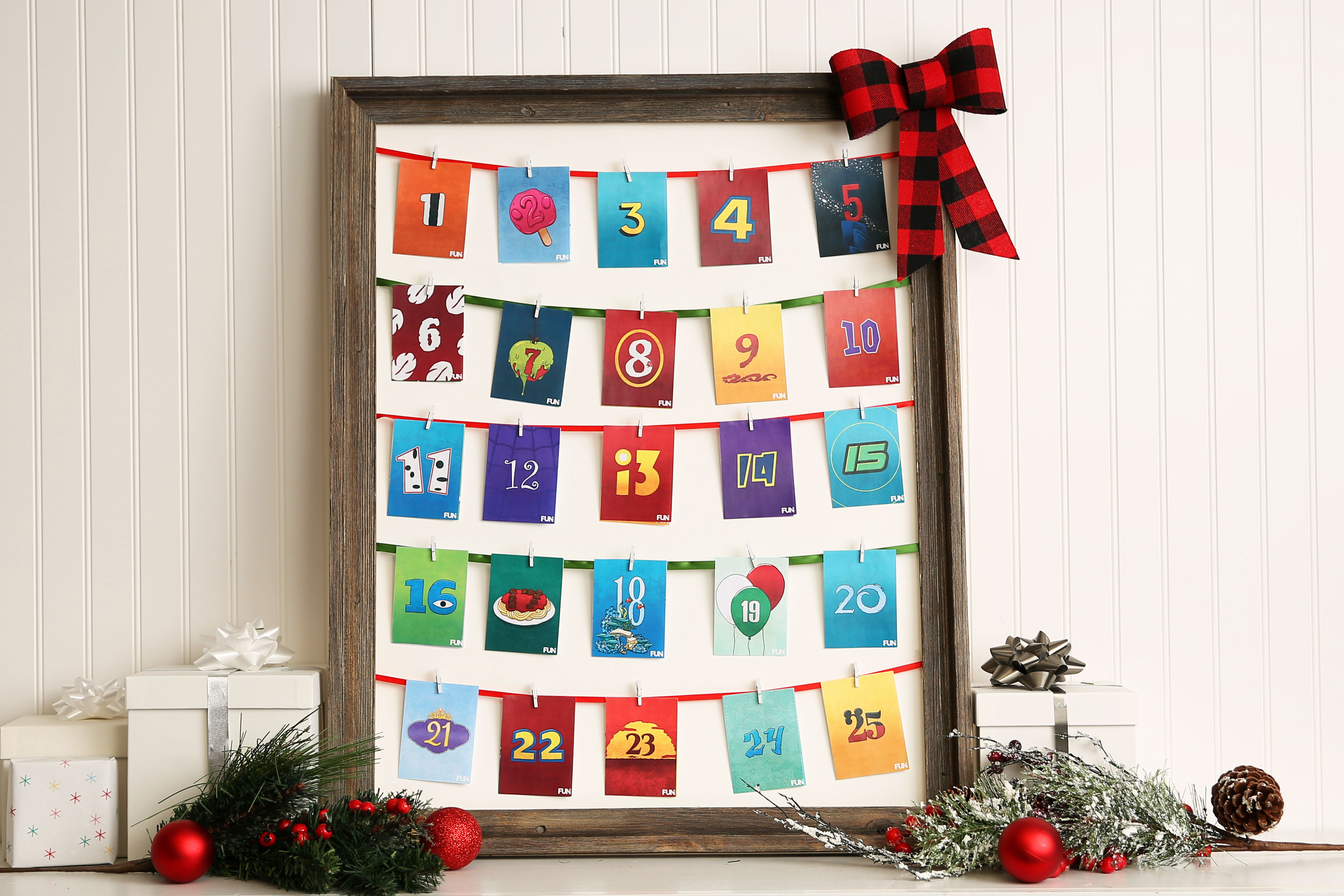 Create Your Own Disney Advent Calendar With This Printable Diy Fun Com Blog