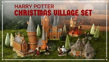 With This Harry Potter Christmas Village, You Can Create Your Own Christmas Magic