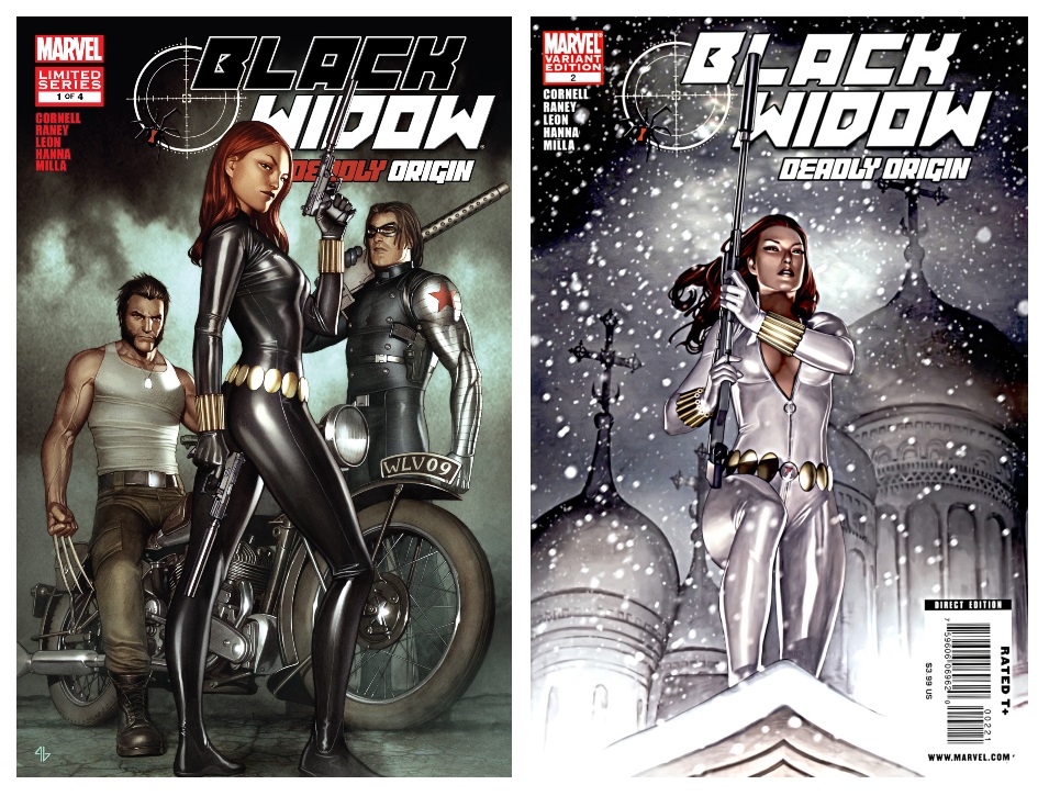 Black Widow Comics, Black Widow Comic Book List