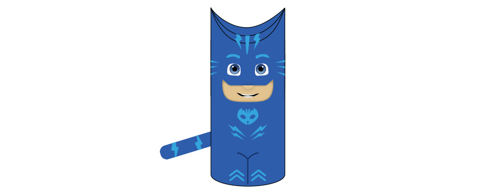 Catboy Toilet Paper Roll Craft