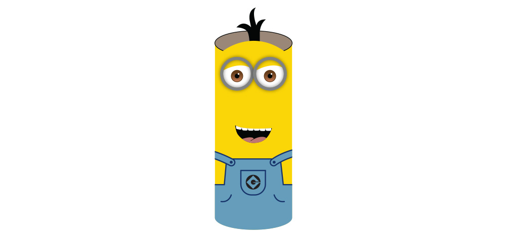 Minion Toilet Paper Roll Craft