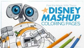 Feel the Magic With These Mashup Disney Coloring Pages
