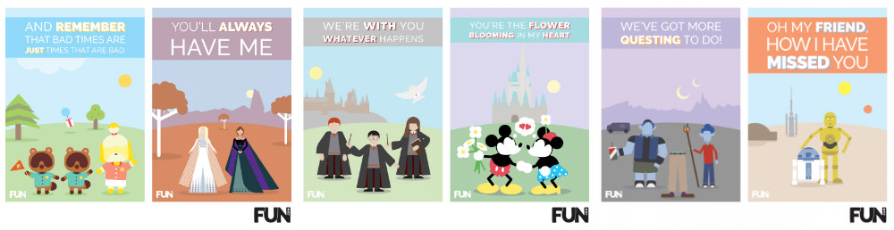 Printable Pop Culture Greeting Cards