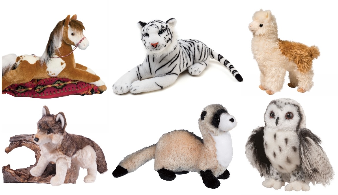 safari animals plush toys