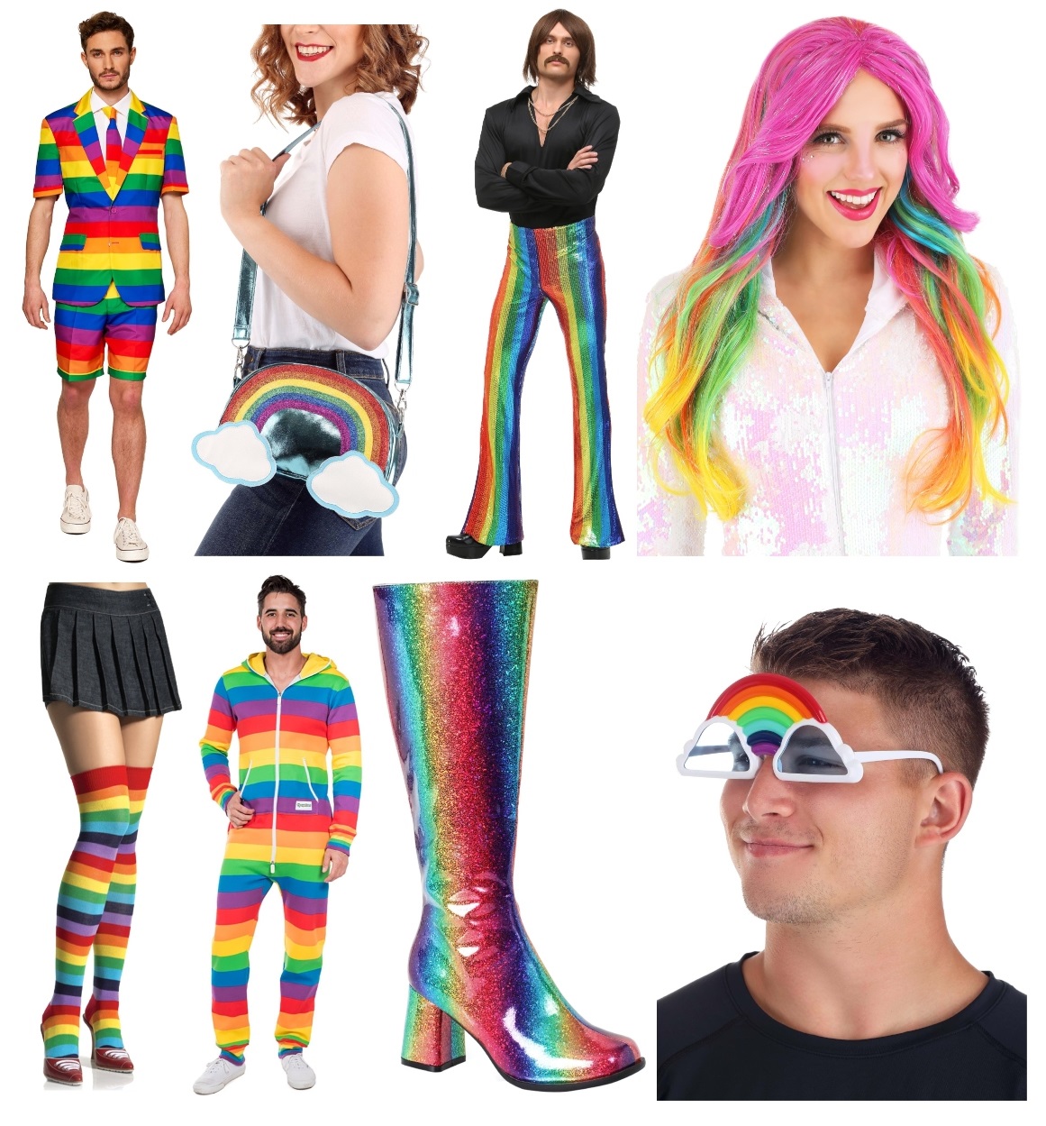 Pride Rainbow Bling Paix Collier Festival parade Party Fancy Dress Accessoires 