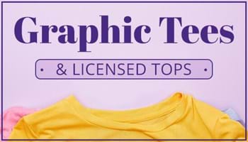 Graphic Tees and Licensed Tops to Fit Your Personal Style
