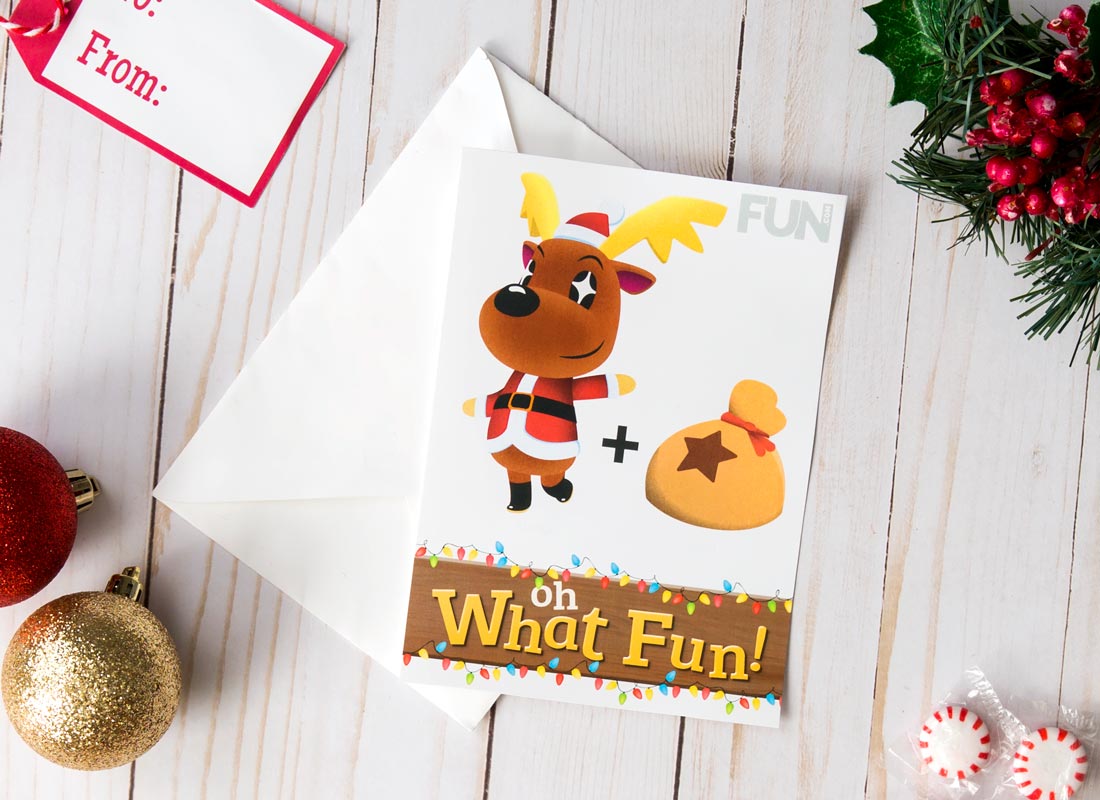 Animal CrossingChristmas Card