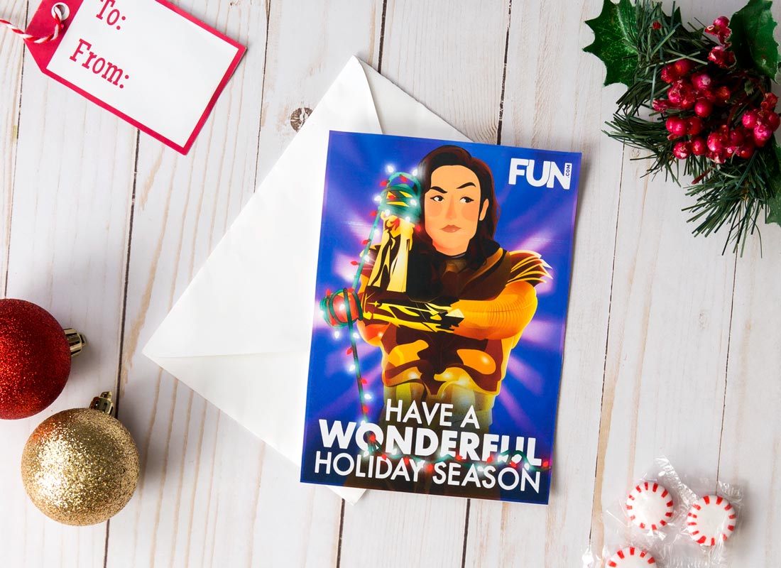 Wonder Woman Christmas Card