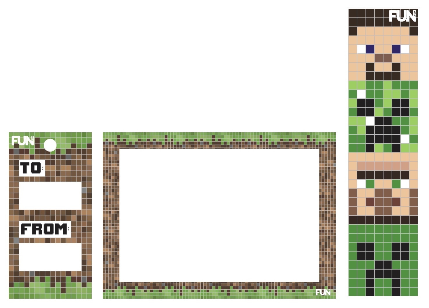 Minecraft Mishloach Manot Printables