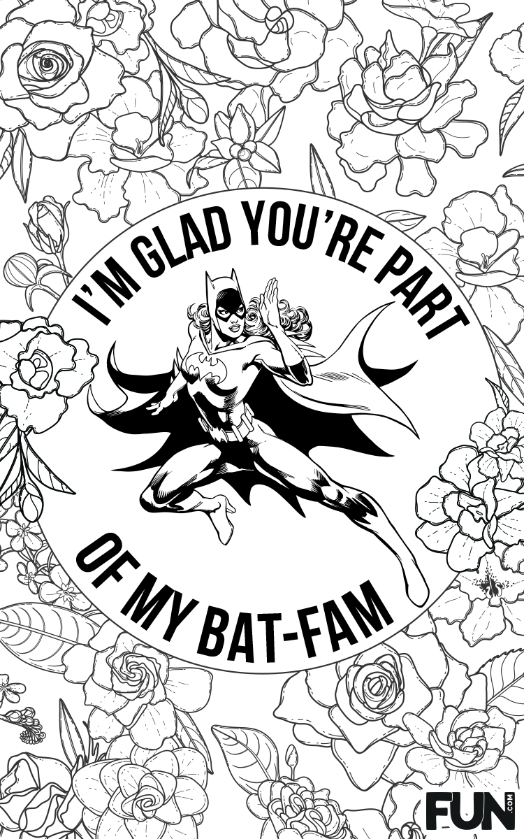 Batgirl Mother's Day Card