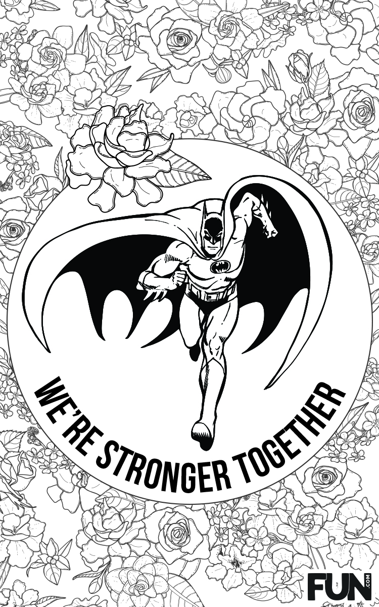 Justice League Mother's Day Cards to Print and Color [Printables]   Blog