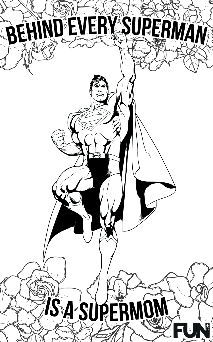 Mother's Day Superman Card