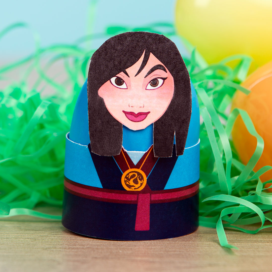 Printable Mulan Easter Egg