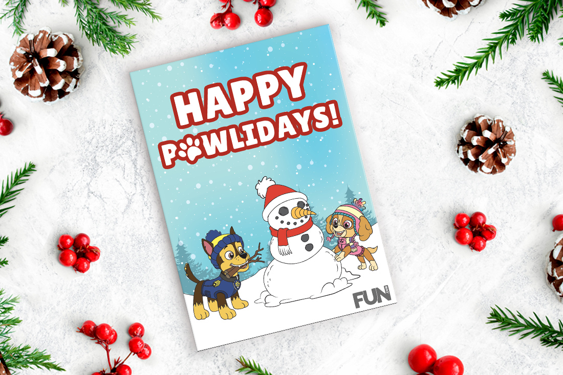 Paw Patrol Christmas Card
