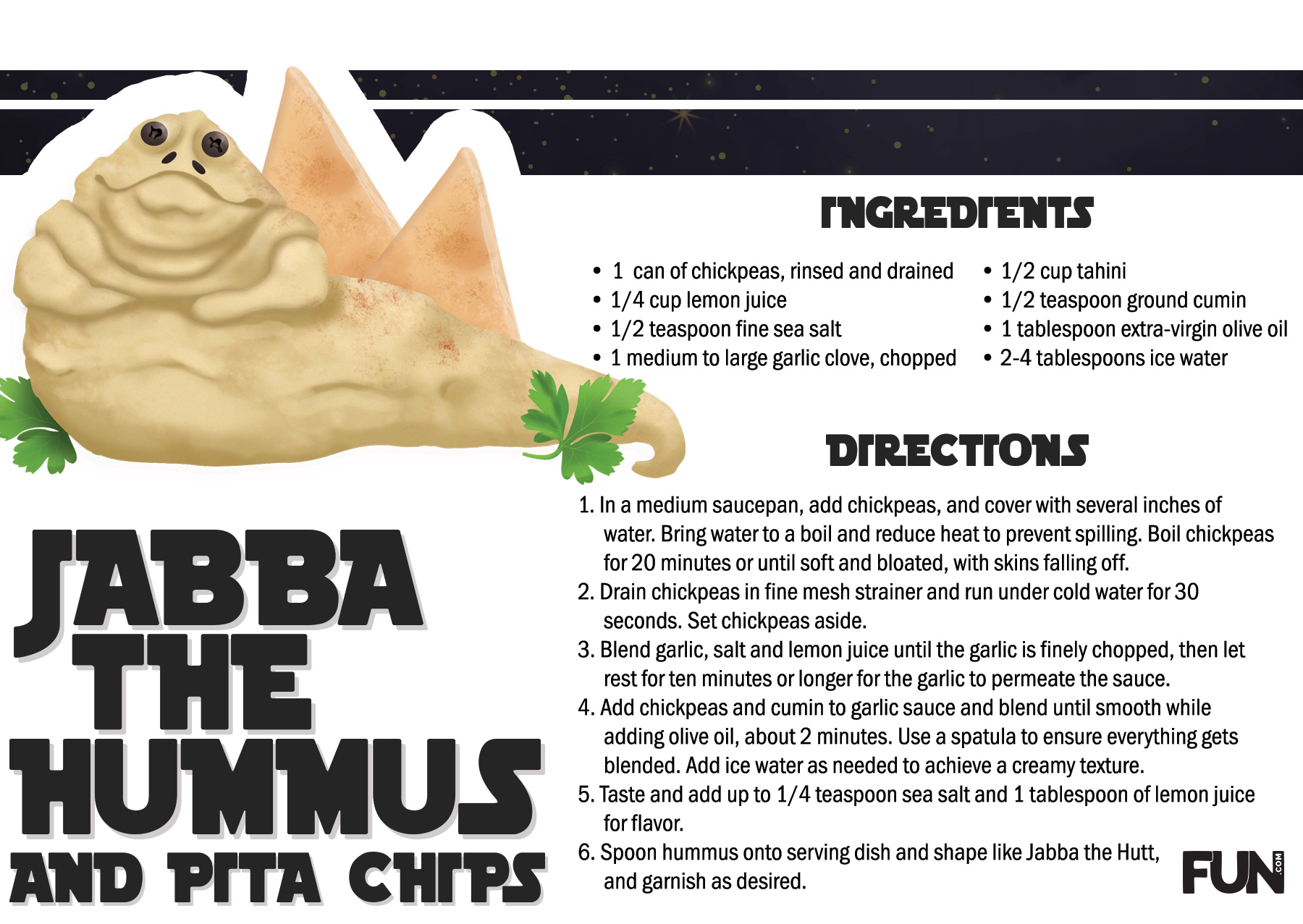 Jabba the Hummus Recipe