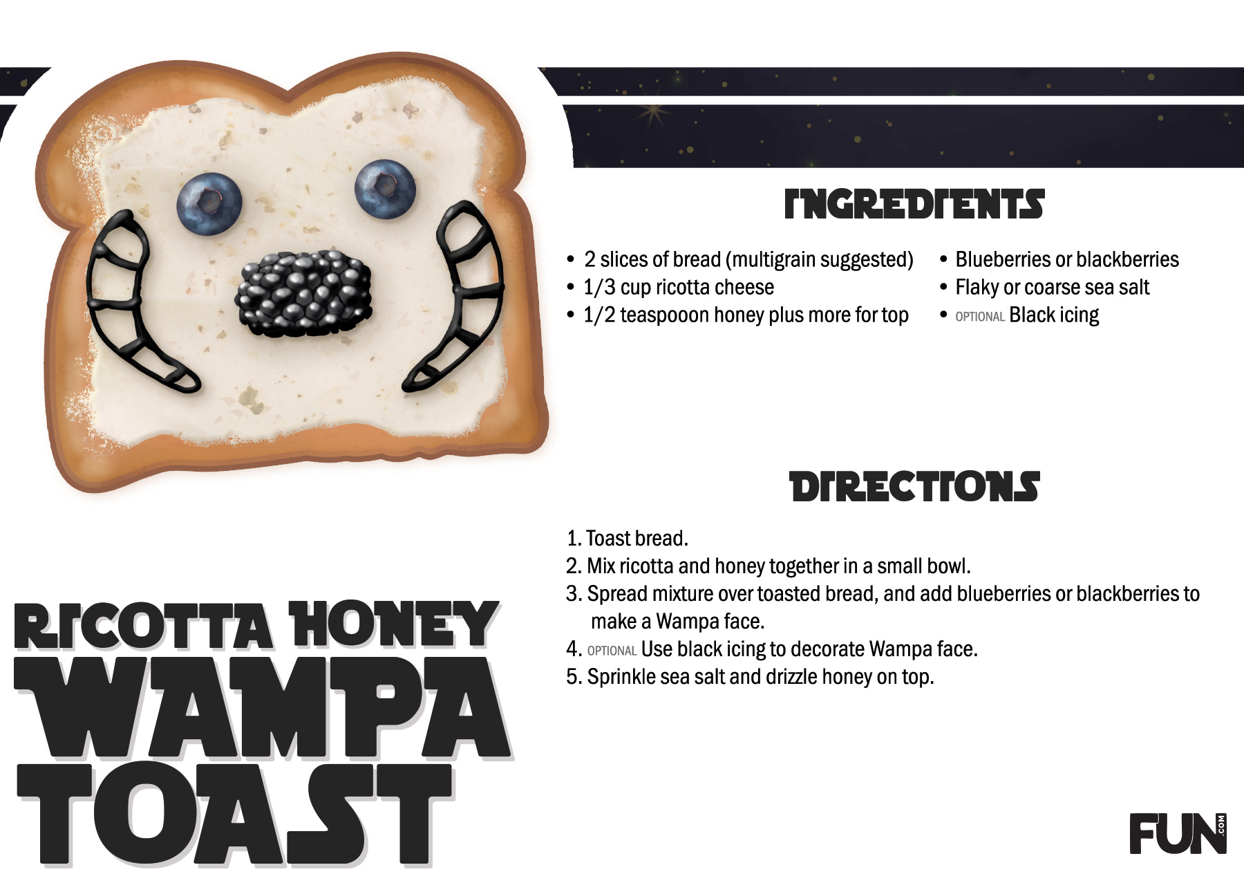 Honey Ricotta Wampa Toast Recipe